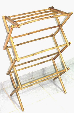 Bamboo Three Tiers Hanging Rack